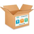 Idl Packaging 8L x 8W x 6H Corrugated Boxes for Shipping or Moving, Heavy Duty, 25PK B-886-25